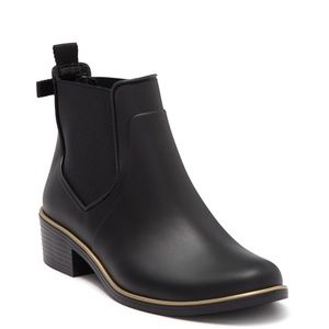 Kate spade Solstice black rubber rain boots size 9